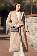 Bigdart Biscuit Oversize Long Boucle Coat 9127