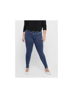 Blue Push Up Skinny Fit Jeans ONLY CARMAKOMA Thunder - Women