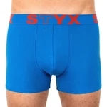 Mężczyźni&#39;s bokserzy Styx sportowe gumy oversize niebieski (R967)