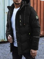 Men's winter quilted jacket black Dstreet