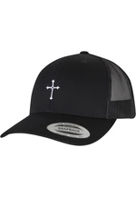 Pánská kšiltovka Cross Retro Trucker černá