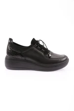 DGN 3012 Women's Comfort Shoes with Thick Sole and Lace-Up.