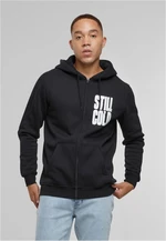 Men's zip-up hoodie Still Cold black