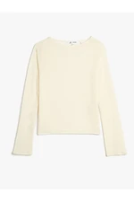 Koton Long Sleeve T-Shirt Knitwear Basic Crew Neck