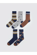 LC Waikiki Patterned Men's Sock Socks 5 Pack