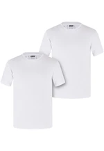 Girls' Stretch T-shirt Jersey 2-pack white+white