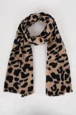 DEFACTO Women's Leopard Print Scarf