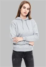 Women's grey hooded