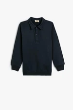 Koton Navy Blue Boy's Sweatshirt