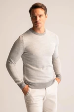 DEFACTO Slim Fit Crew Neck Knitwear Sweater