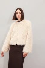 DEFACTO Relax Fit Faux Fur Faux Fur