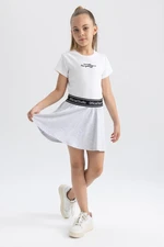 DEFACTO Girls Combed Cotton Short Skirt