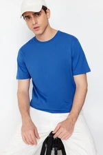 Trendyol Blue 100% Regular/Normal Cut T-Shirt