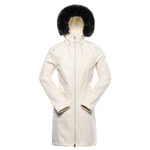 Women's softshell coat with membrane ALPINE PRO IBORA creme