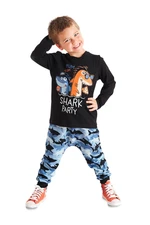 Denokids Shark Party Boy's T-shirt Trousers Set