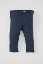 DEFACTO Baby Boy Striped Straight Leg Gabardine Trousers