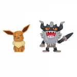 Pokémon akční figurky Eevee a Perrserker - 5 cm