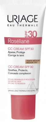 Uriage CC krém pre citlivú pleť so sklonom k začervenaniu SPF 30 Roséliane (CC Cream SPF 30) 40 ml