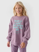 Girls' sweatshirt 4F