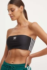 Top adidas Originals dámský, černá barva, cold shoulder, IX7823