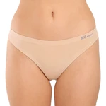 Women's thong Gina bamboo beige