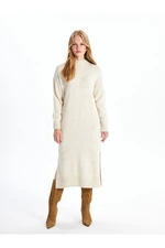 LC Waikiki Half Turtleneck Women's Knitted Dress