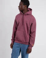 Carhartt WIP Hooded Chase Sweat Dusty Fuchsia/Gold XS