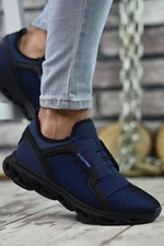 Riccon Men's Navy Blue Sneakers 0012304