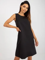 OCH BELLA black knee-length cocktail dress