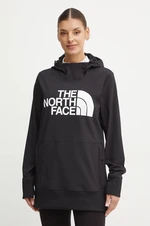 Sportovní mikina The North Face Tekno černá barva, s kapucí, s potiskem, NF0A7UUK4H01