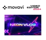 Movavi Video Editor 2024 - Neon Vlog Pack DLC Steam CD Key