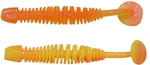 Berkley gumová nástraha powerbait power leech fluo orange sunshine yellow - 6 cm 10 ks