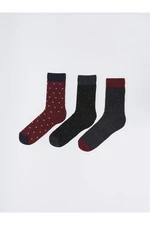 LC Waikiki 3-Pack Lcw Patterned Men's Socks