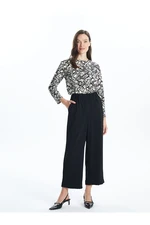 LC Waikiki Lcw Elastic Waist Straight Wide Leg Women's Trousers