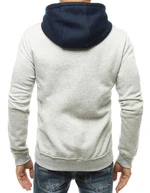 Men's light grey hoodie BX4548