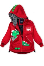 Outdoorjacke für Jungen DINO Rot