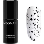 NEONAIL Top Crush vrchný lak na nechty s použitím UV/LED lampy odtieň Black Gloss 7,2 ml