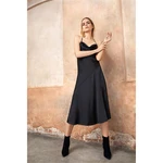 Firetrap Blackseal Cowl Neck Midi Dress