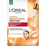 L´Oréal Paris Rozjasňující pleťová maska s vitamínem C (Brightening Serum-Mask)