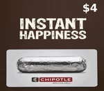 Chipotle $4 Gift Card US