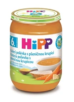 HIPP BIO Kuřecí polévka s pšeničnou krupicí 190 g