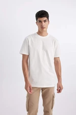 DEFACTO New Regular Fit Crew Neck Basic Cotton T Shirt