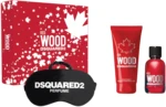 DSQUARED2 Wood pour Homme set - toaletní voda + sprchový gel + noční maska