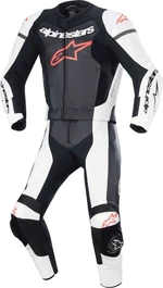 Alpinestars GP Force Lurv Leather Suit 2 Pc Black/White Red/Fluo 56 Mono de moto de dos piezas