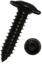 Dresselhaus Samořezné šrouby do plechu TORX, různé rozměry, nerezové A2, černé, sady 100 ks Velikost: 3.9x16 mm