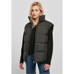 Women's vest Puffer Puffer in black color