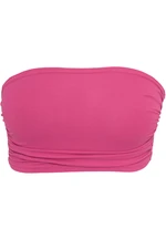 Women's Fuchsia Bandeau Top