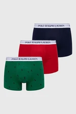 Boxerky Polo Ralph Lauren 3-pak pánske, zelená farba, 714830299