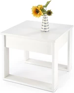 HALMAR Dřevěný konferenční stolek NEA KWADRAT bílý