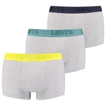 3PACK men's boxers Levis gray